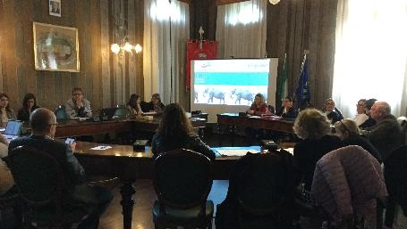 un momento dell'assemblea plenaria del progetto Alleanza per le Famiglie Riviera del Brenta