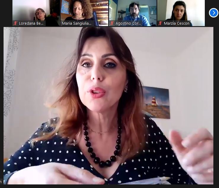 Silvia Cavallarin al webinar di presentazione di Families_Share