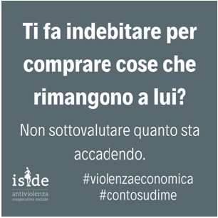 campagna #violenzaeconomica 08/12/2020