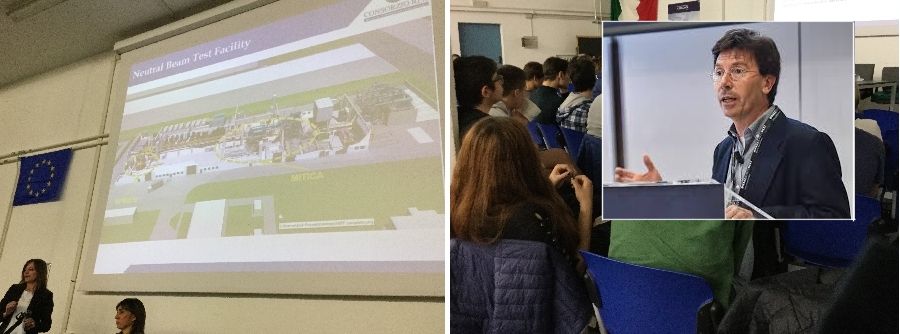 aula magna Itis Zuccante di Mestre, momenti evento conclusivo del progetto Il futuro davanti a ME