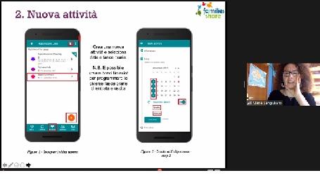 un momento della presentazione dell'appFamiliesShare con Maria Sangiuliano