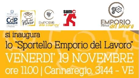 Invito all'inaugurazione dello Sportello Emporio del Lavoro