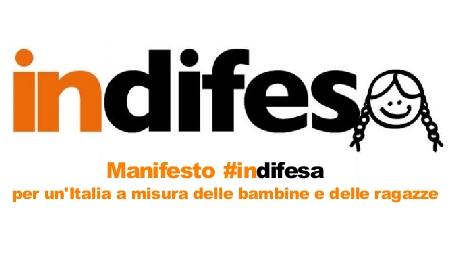 manifesto InDifesa delle bambine e delle ragazze