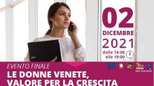 Locandina progetto Le Donne venete, valore per la crescita 